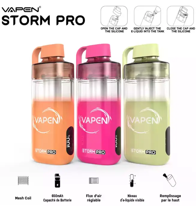 VAPEN STROM PRO 28000 – 12 Aromen & Power