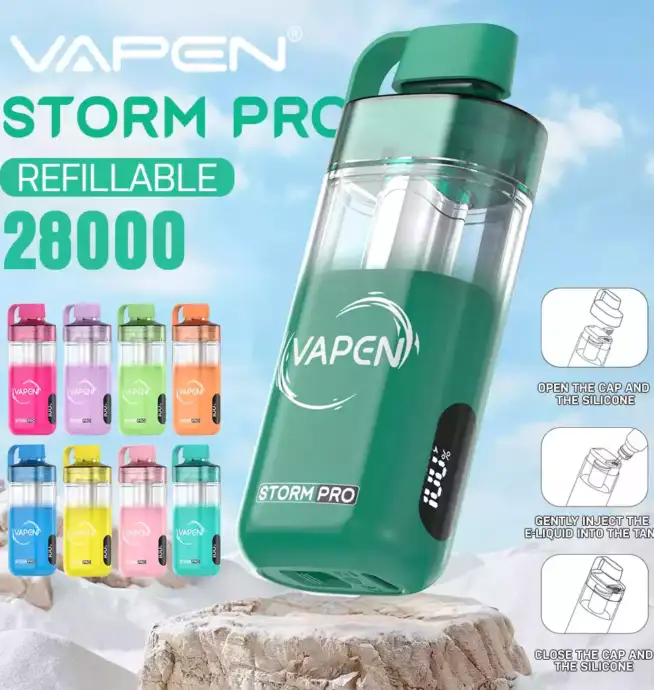 VAPEN STROM PRO 28000 – 12 Aromen & Power