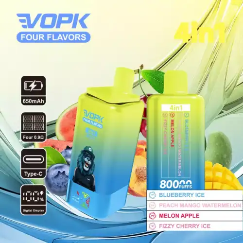 VOPK Four Flavors 80000 Puffs – Dual Mesh Coil Vape