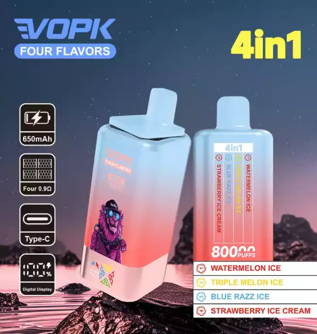 VOPK Four Flavors 80000 Züge, 4 Aromen