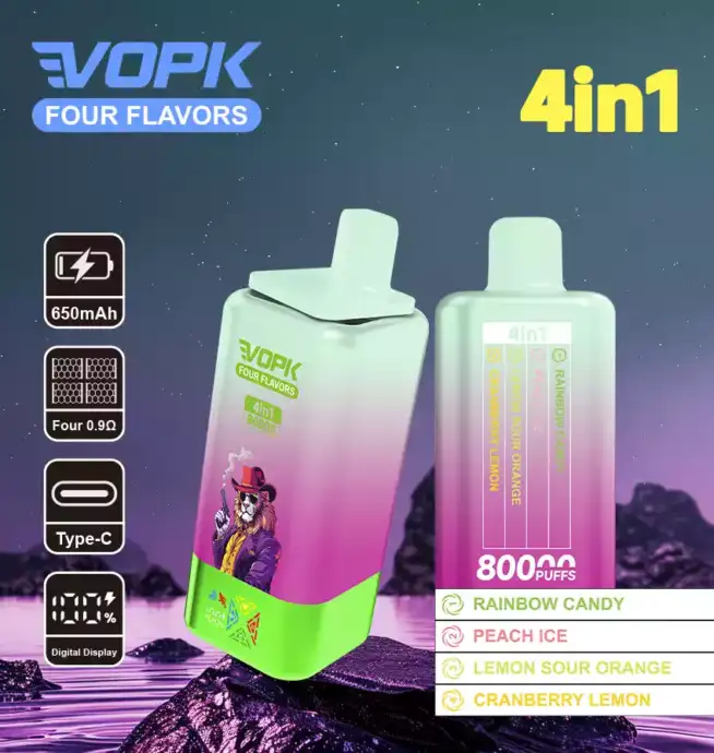 VOPK Four Flavors 80000 Züge, 4 Aromen
