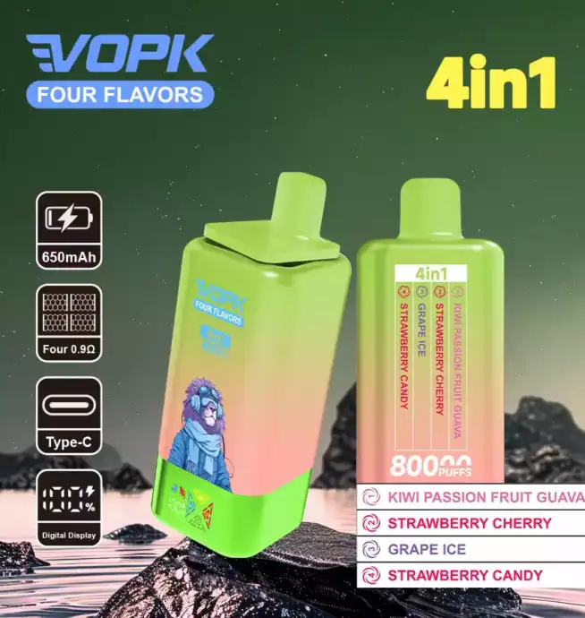 VOPK Four Flavors 80000 Züge, 4 Aromen