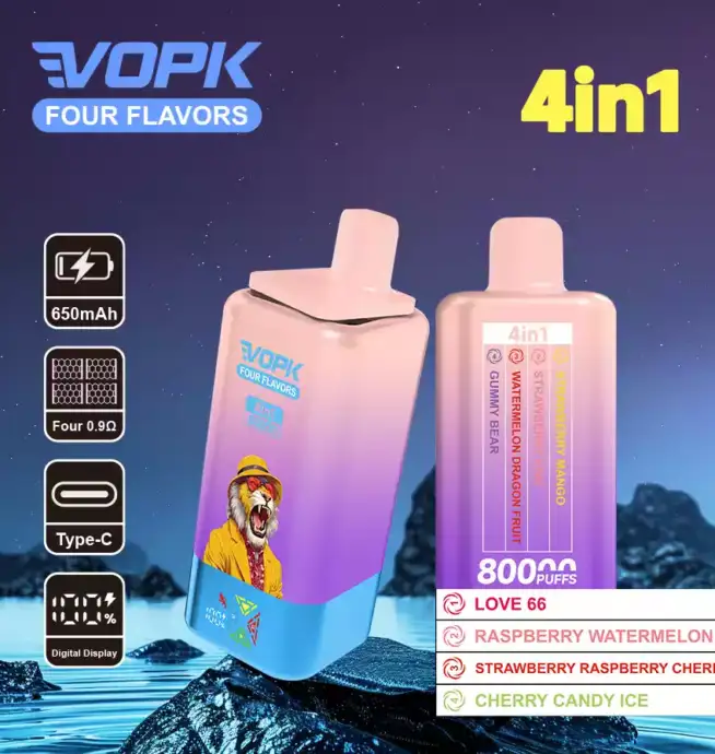VOPK Four Flavors 80000 Züge, 4 Aromen
