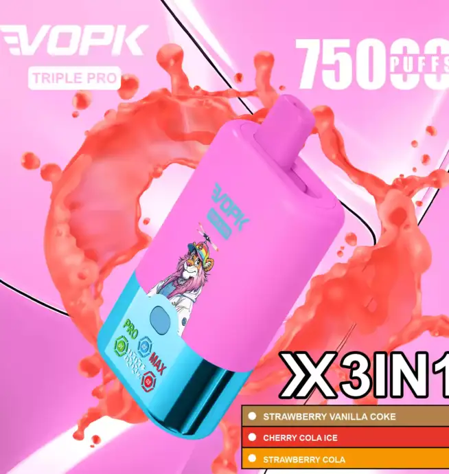 VOPK TRIPLE PRO 75000 – Drei Aromen, ein Gerät