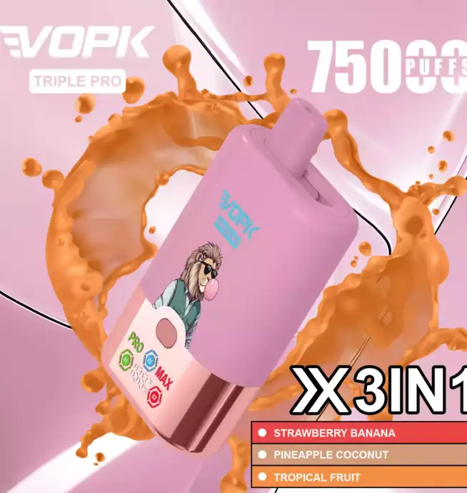 VOPK TRIPLE PRO 75000 – Drei Aromen, ein Gerät