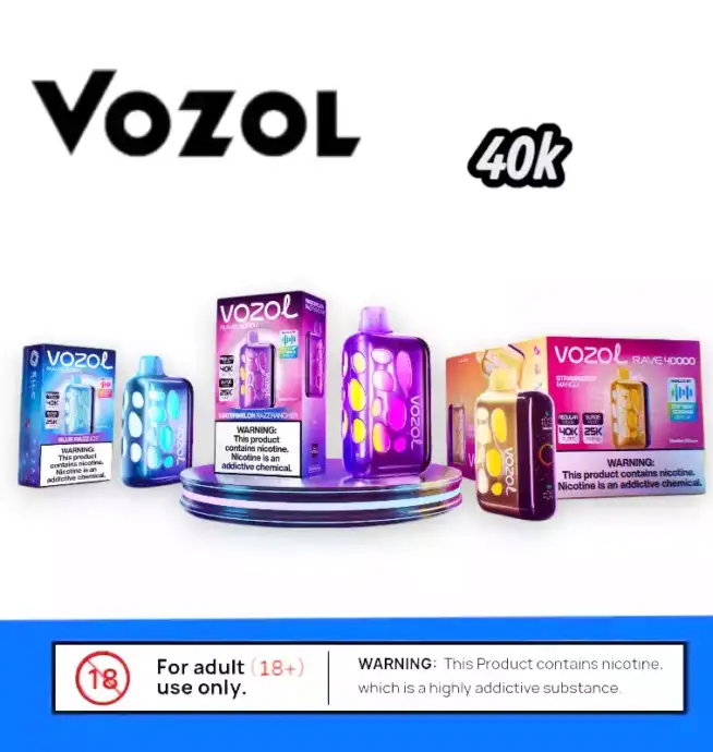 VOZOL RAVE 40K Wie lange hält das Gerät