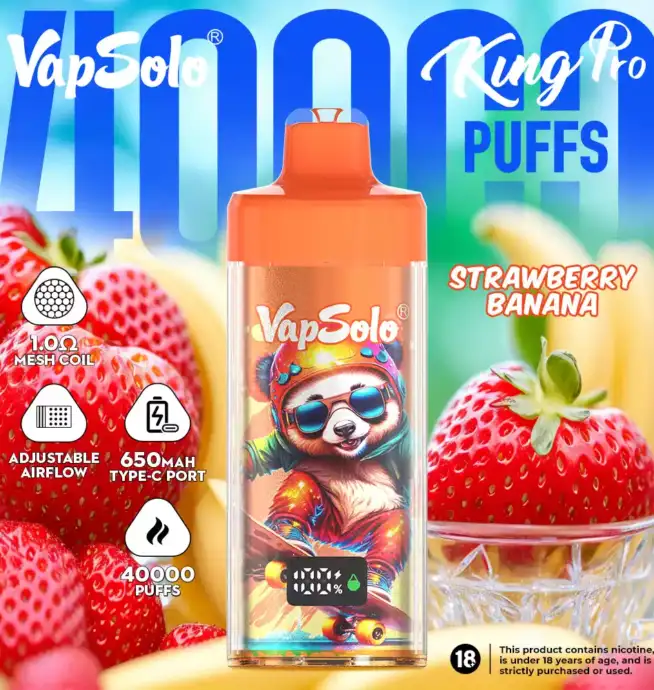 Vapsolo KING PRO 40K – Smarter Vape mit Power