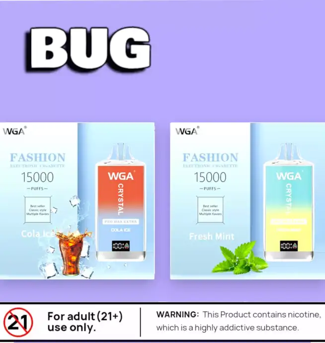 WGA 15K Einweg-Vape mit & LED-Anzeige