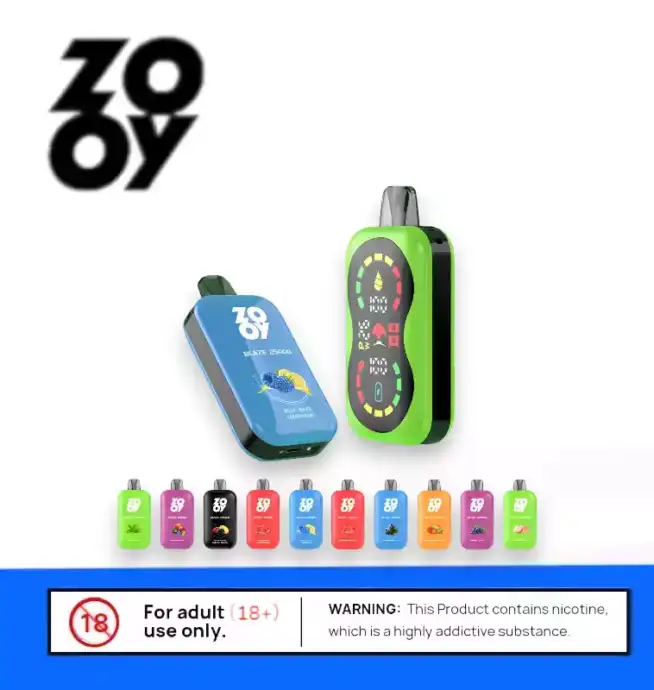 ZOOY BLAZE 25000 Puffs mit Airflow & Display