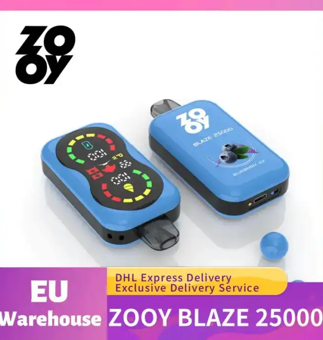 ZOOY BLAZE 25000 Puffs mit Airflow & Display