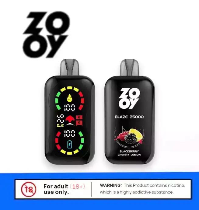 ZOOY BLAZE 25000 Puffs mit Airflow & Display