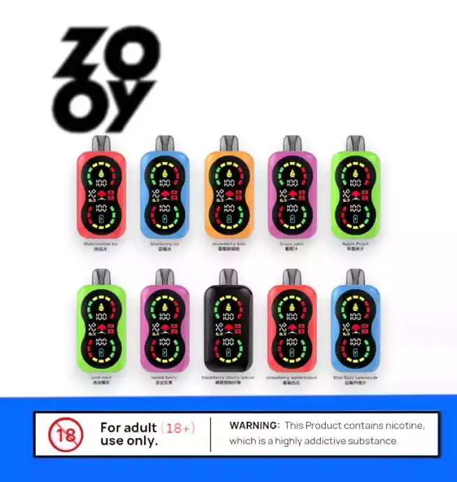 ZOOY BLAZE 25000 Puffs mit Airflow & Display