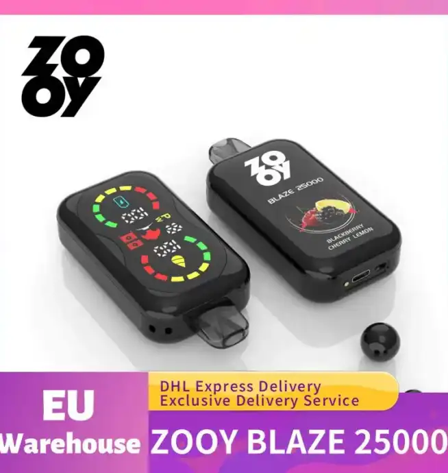 ZOOY BLAZE 25000 Puffs mit Airflow & Display