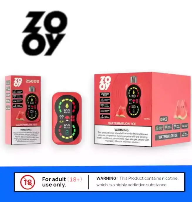 ZOOY BLAZE 25000 Puffs mit Airflow & Display