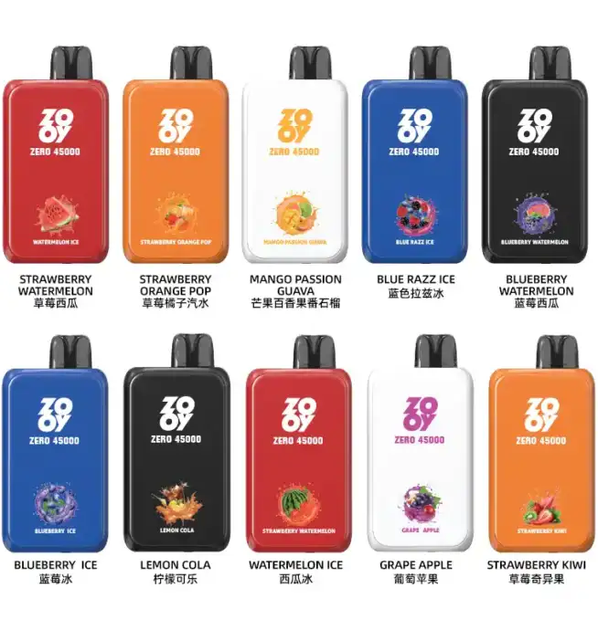 ZOOY ZERO 45000 Puffs mit Touchscreen & Display