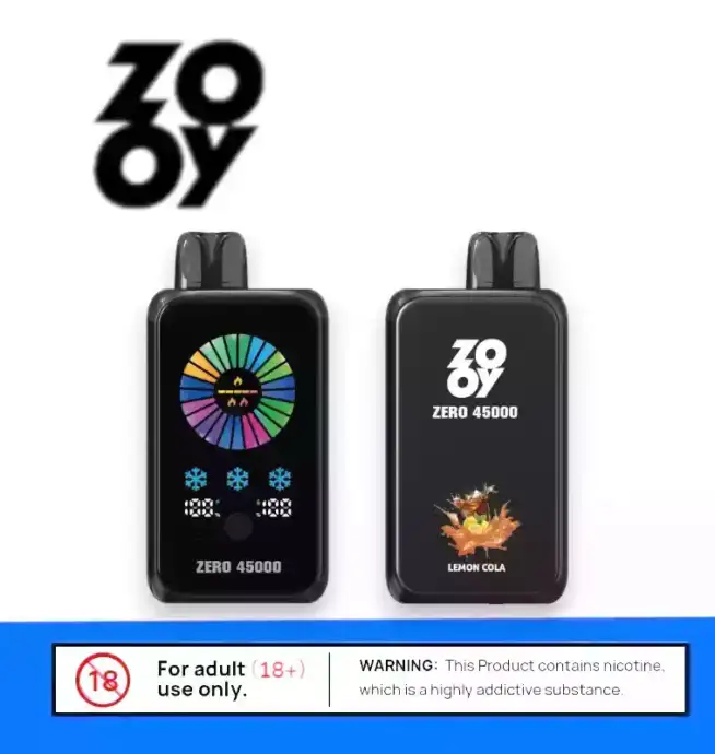 ZOOY ZERO 45000 Puffs mit Touchscreen & Display