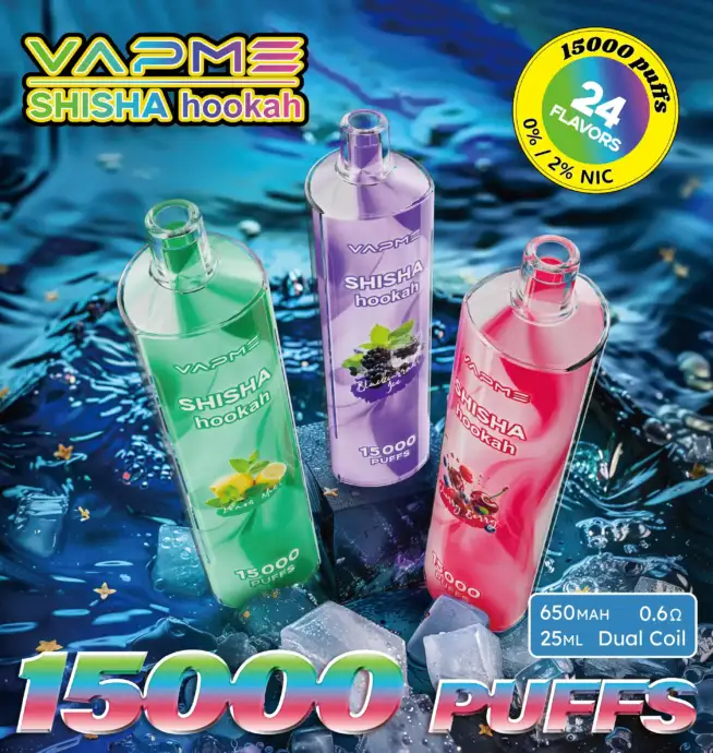 VAPME SHISHA HOOKAH 15000 Puffs Einweg E-Zigarette