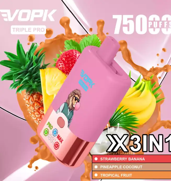 VOPK TRIPLE PRO 75000 Puffs – Einweg-Vape