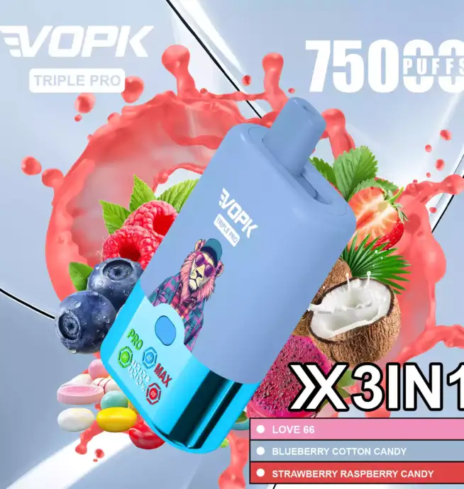 VOPK TRIPLE PRO 75000 Puffs – Einweg-Vape