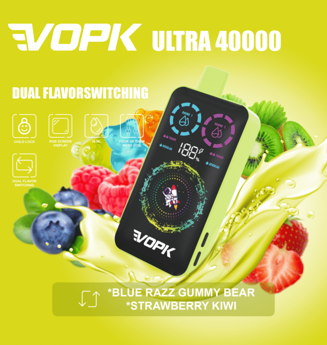 VOPK ULTRA 40000 Puffs – Einweg-Vape
