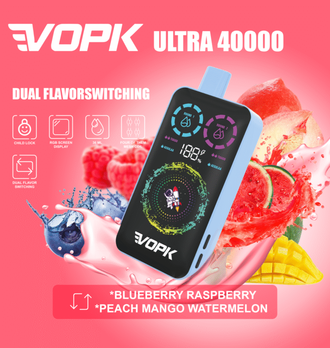 VOPK ULTRA 40000 Puffs – Einweg-Vape