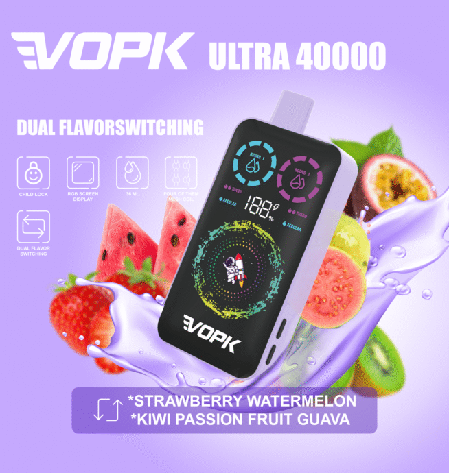 VOPK ULTRA 40000 Puffs – Einweg-Vape