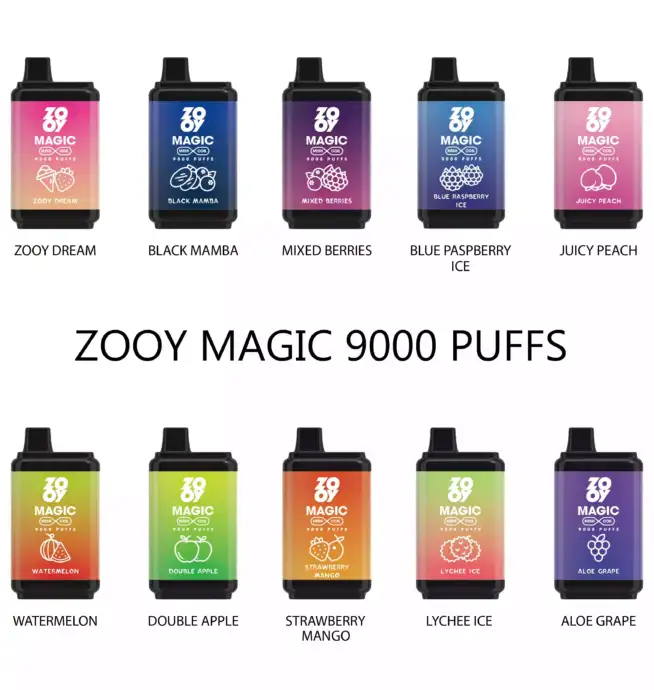 ZOOY MAGIC 9000 – Wiederaufladbare Einweg E-Zigarette