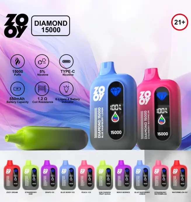 Zooy Diamond 15000 Puffs – Einweg E-Zigarette