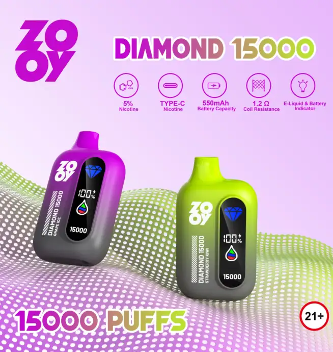 Zooy Diamond 15000 Puffs – Einweg E-Zigarette